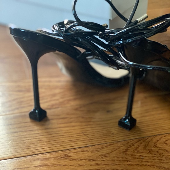 Tie Leg Thong Sandals (Heels) - Picture 8 of 10